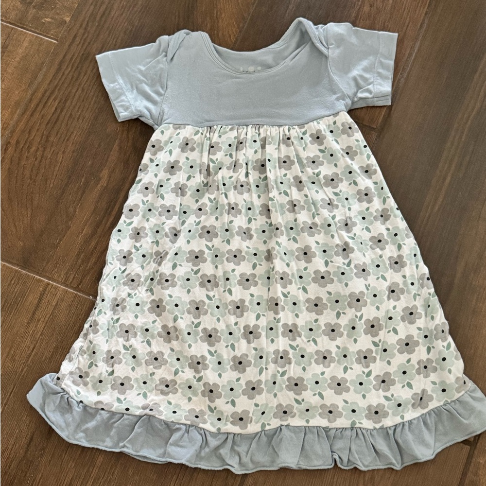 Kickee Pants Print Short Sleeve One Piece Dress Romper